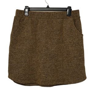 Brown Knit Skirt